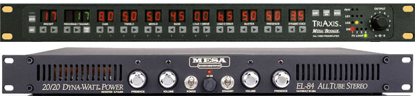 Mesa Boogie TriAxis Programmable Preamp+20/20 Power Amp【プリアンプ+パワーアンプセット!!】 【smtb-u】トイライアクシスとパワーアンプのセット!!