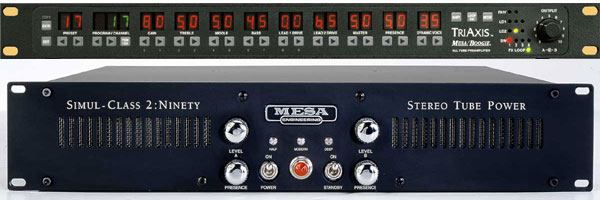 Mesa Boogie TriAxis Programmable Preamp+Ninety Power Amp【プリアンプ+パワーアンプセット!!】 【smtb-u】トイライアクシスとパワーアンプのセット!!