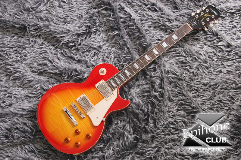 Epiphone Les Paul Standard Plus-top (Heritage Cherry Sunburst)【スタンドセット付】【送料無料】虎杢にこだわったプラストップ。