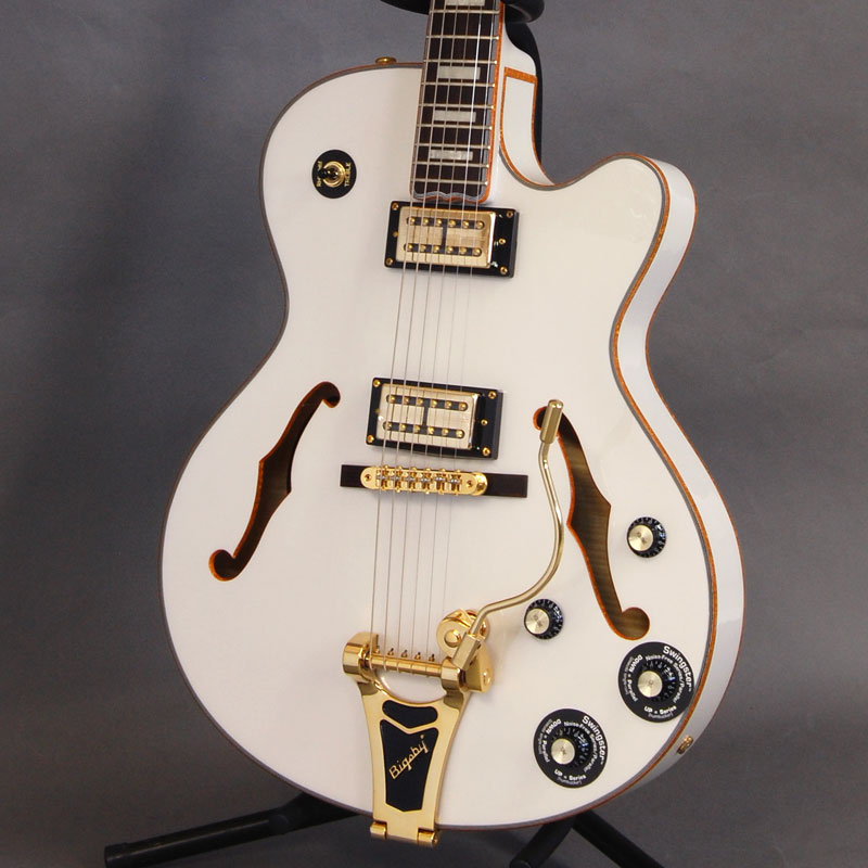 Epiphone Ltd. Ed. Emperor Swingster Royale (Pearl White)【数量限定ちょい傷アウトレット】【送料無料】