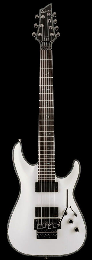 Schecter AD-C-7-FR-HR (WH)【スタンドセット付き】【次回入荷分・ご予約受付中】