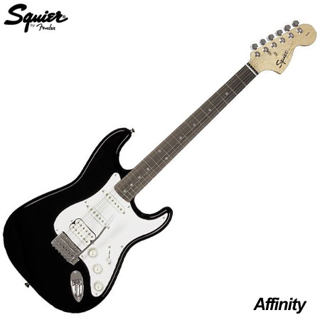 Squier Affinity Fat Stratocaster (BLK)【エレキセット付】【送料無料】