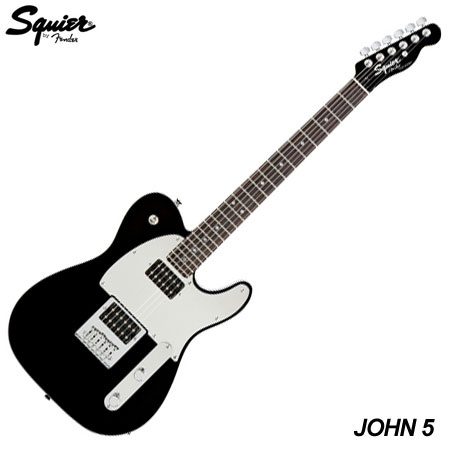 Squier J5 Telecaster [JOHN 5] (BLK)【スタンドセット付】【送料無料】