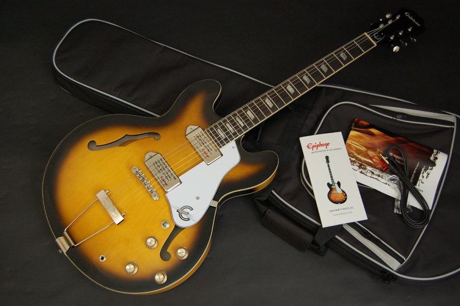 Epiphone Casino (Vintage Sunburst)【スタンドセット付】【送料無料】【次回入荷予約受付中】