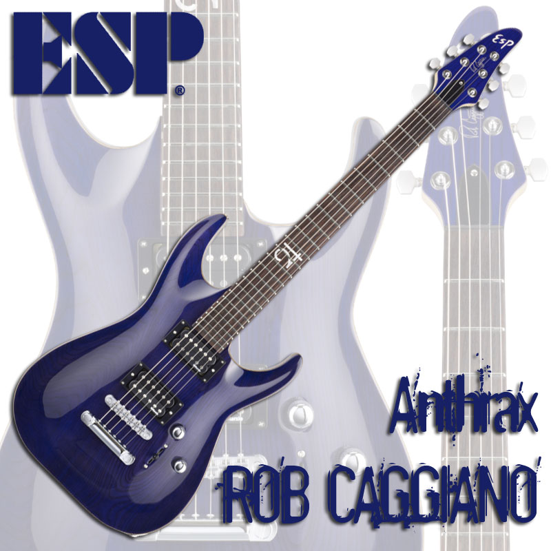 ESP Signature Series ROB CAGGIANO（See Thru Purple）【受注生産品】【スタンドセット付き】【送料無料】