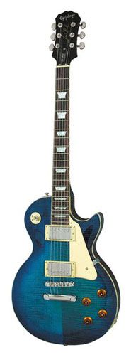 Epiphone Les Paul Standard Plus-top (Trans Blue)【スタンドセット付】【送料無料】【次回入荷予約受付中】