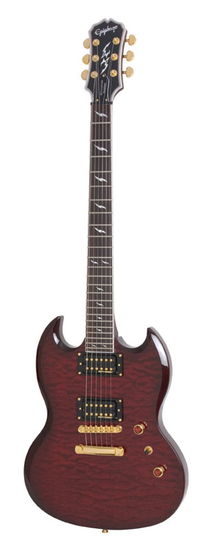 Epiphone Prophecy SG Custom GX (Black Cherry)【スタンドセット付】【送料無料】