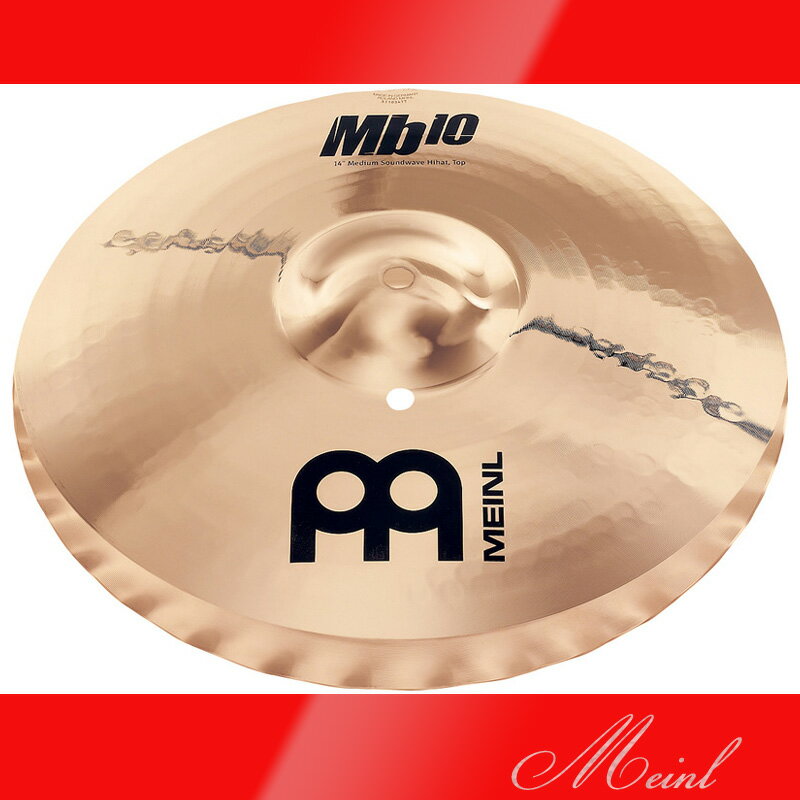 MEINL マイネル Mb10 Hihat 14" HEAVY SOUNDWAVE [MB10-14HSW-B] ハイハット 【送料無料】