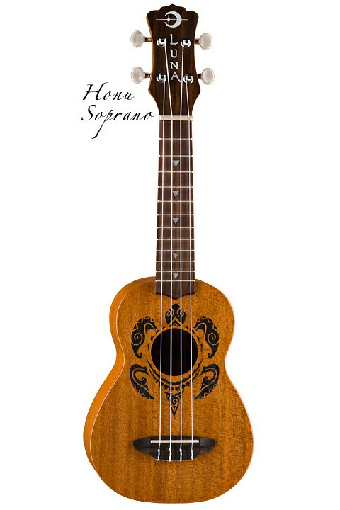 LUNA GUITARS HONU Soprano Ukulele 〔UKE HONU〕《…...:k-gakki:10069325