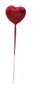 【12個から注文可能】ハートピック RED(造花 花材 アートフラワー)
