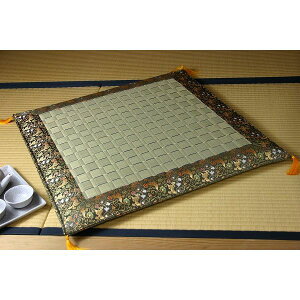 御前座布団掛川織松川70×70cm【TD】