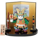 五月人形 コンパクト 輝彩初陣(白磁)