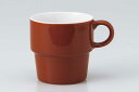 マグカップ おしゃれ/ クラブスタックマグ(ブラウン) /業務用 家庭用 コーヒー カフェ ギフト プレゼント 贈り物