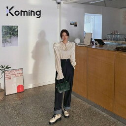 ドクターローファーshoes【LAGIRL】【Koming】 韓国ファッション レディースファッション ウォーカー 履き心地 身長アップ効果 デイリールック カジュアルルック ステッチライン