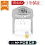 N-FORCE デジタル握力計 安心の正規品!エヌフォース ハンドグリップメーター デジタル握力計 握力測定 保証書付 グレー