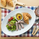 【A級品】36cmオーバルディナープレート 白い食器 エクシブ
