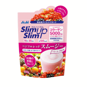 アサヒ スリムアップスリム ベジフルレッドスムージー ベリーヨグルト味 300g