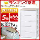 チェスト 5段 幅56 HG-555 アイリスオーヤマ送料無料 完成品 プラスチック おしゃれ 白 五段 タンス たんす 収納 引き出し 収納用品 押入れ収納 衣類収納 衣装ケース 収納ケース シェルフ 収納棚 リビング収納 シンプル 【あす楽/即納】