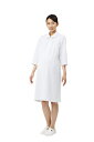 マタニティ/妊婦用 ナースワンピース（七分袖）白衣 医療白