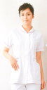 ドクター・ナース・ヘルパー用ユニフォーム(制服)ワンピース・コート・パンツ・ポロシャツ・シューズ【送料無料】医療・介護用ユニフォームプロフェッショナルなナースに最適!!純銀シリーズのチュニック【ホワイト】【ブルー】【ピンク】
