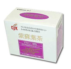 訳あり！賞味期限（2012-07-28）近し特価！OSK紫蘇（しそ）葉茶　30P（ワンカップ用）クール又はホットでハチミツやレモンなどをお好みで！