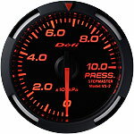 Defi【デフィー】　Racer Gauge「レーサーゲージ」52φレッド　圧力計（油圧・燃圧等）☆送料無料!! ☆