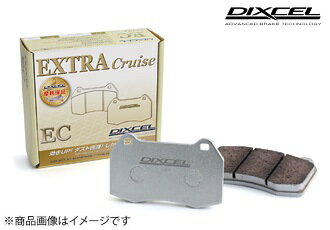 DIXCEL 【デイクセル】 ブレーキパットEC type [エクストラクルーズ］「フロント・リア（1台分セット）」CR-V　RE3 RE4　06.10-
