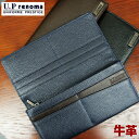 【ラッピング無料】メンズ長財布 U.P renoma ユーピ...