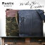 【送料無料】 ショルダーバッグ メンズ Rustic ラスティック ホワイトブルー・レザー 肩掛け 斜めがけバッグ 革付属コンビ A4未満 タテ型 軽量 日本製 バッグ メンズバッグ ブランド プレゼント ランキング ギフト 小さめ