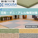 畳 置き畳 敷き畳 マット MIGUSA ミグサ【アレルバスター/83cm×83cm】アレル物質 防ダニ 花粉対策 アレルギー フロアーマット 床材 フロアタイル フロア畳 和風 和室 和モダン 室内 模様替え ラグ おしゃれ リフォーム リノベーション 内装 い草