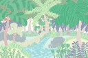 キッズ こども部屋 赤ちゃん ベビーの壁紙 輸入 カスタム壁紙 PHOTOWALL / NU Agency | Rina Donnersmarck - Jungle (e20877) 貼ってはがせるフリース壁紙(不織布) 【海外取り寄せのため1カ月程度でお届け】 【代引き不可】