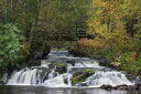 自然 森の壁紙 輸入 カスタム壁紙 PHOTOWALL / Beautiful Lapland Waterfall (e23113) 貼ってはがせるフリース壁紙(不織布) 【海外取り寄せのため1カ月程度でお届け】 【代引き不可】