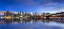 風景 景色 空 スカイの壁紙輸入 カスタム壁紙 PHOTOWALL / Blue Sunrise over Manhattan (e40661)貼ってはがせるフリース壁紙(不織布)【海外取り寄せのため1カ月程度でお届け】【代引き不可】
