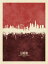 カスタム壁紙の壁紙輸入 カスタム壁紙 PHOTOWALL / London England Skyline Red (e310703)貼ってはがせるフリース壁紙(不織布)【海外取り寄せのため1カ月程度でお届け】【代引き不可】