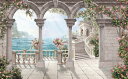 パティオ アンティーク ロマンチック 海 バラ 花 3Dの壁紙 輸入 カスタム壁紙 PHOTOWALL / Antique Patio (e317688) 貼ってはがせるフリース壁紙(不織布) 【海外取り寄せのため1カ月程度でお届け】 【代引き・後払い不可】