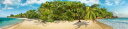 トロピカル 南国 砂浜 ビーチ パノラマの壁紙 輸入 カスタム壁紙 PHOTOWALL / Tropical Island (e317739) 貼ってはがせるフリース壁紙(不織布) 【海外取り寄せのため1カ月程度でお届け】 【代引き・後払い不可】