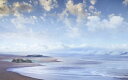 海岸 波打ち際 ビーチ 空の壁紙 輸入 カスタム壁紙 PHOTOWALL / Blue Sky and Sea (e318000) 貼ってはがせるフリース壁紙(不織布) 【海外取り寄せのため1カ月程度でお届け】 【代引き・後払い不可】