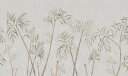 竹 オリエンタル ベージュの壁紙 輸入 カスタム壁紙 PHOTOWALL / Bamboo Harmony - Nude Natur (e324808) 貼ってはがせるフリース壁紙(不織布) 【海外取り寄せのため1カ月程度でお届け】 【代引き・後払い不可】