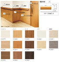 腰壁シート部材/見切り材サンゲツKB-2577-1〜KB-2589-1(販売単位1ケース)