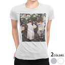 tシャツ レディース 半袖 白地 デザイン S M L XL Tシャツ ティーシャツ T shirt 003208 写真・風景 クール 人物　絵画　イラスト