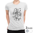 tシャツ レディース 半袖 白地 デザイン S M L XL Tシャツ ティーシャツ T shirt 014850 音楽　白黒　音符