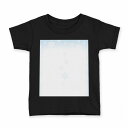 tシャツ キッズ 半袖 黒地 ブラック デザイン 90 100 110 120 130 140 150 Tシャツ ティーシャツ T shirt 001468 雪 冬