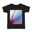tシャツ キッズ 半袖 黒地 ブラック デザイン 90 100 110 120 130 140 150 Tシャツ ティーシャツ T shirt 002055 シンプル カラフル