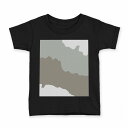 tシャツ キッズ 半袖 黒地 ブラック デザイン 90 100 110 120 130 140 150 Tシャツ ティーシャツ T shirt 004313 迷彩 カモフラ 模様