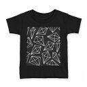 tシャツ キッズ 半袖 黒地 ブラック デザイン 90 100 110 120 130 140 150 Tシャツ ティーシャツ T shirt 050830