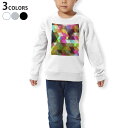 トレーナー キッズ 子供 長袖 ホワイト グレー ブラック デザイン 110 130 150 sweatshirt trainer 白 黒 灰色 裏パイル スウェット スエット 000494 チェック カラフル