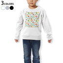 トレーナー キッズ 子供 長袖 ホワイト グレー ブラック デザイン 110 130 150 sweatshirt trainer 白 黒 灰色 裏パイル スウェット スエット 014092 クリスマス リース トナカイ
