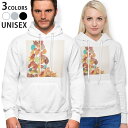パーカー 男女 メンズ レディース 長袖 ホワイト グレー ブラック デザイン 150 S M L XL 2XL parker hooded sweatshirt フーディ 白 黒 灰色 004755 秋 紅葉 イラスト