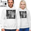 パーカー 男女 メンズ レディース 長袖 ホワイト グレー ブラック デザイン 150 S M L XL 2XL parker hooded sweatshirt フーディ 白 黒 灰色 014968 ポスター 英字 モノクロ