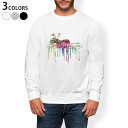トレーナー メンズ 長袖 ホワイト グレー ブラック デザイン XS S M L XL 2XL sweatshirt trainer 白 黒 灰色 裏起毛 スウェット 015803 ギター 音楽 カラフル